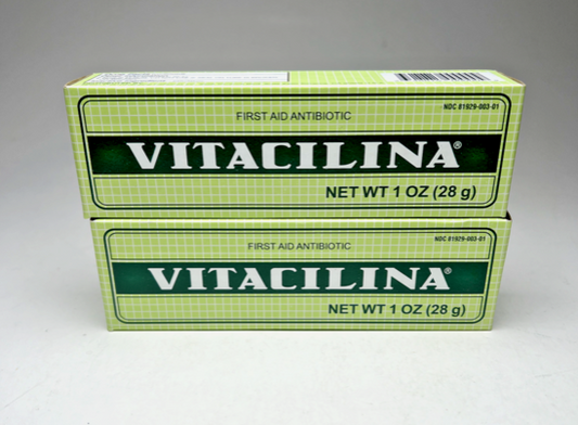 2 Pack! VITACILINA First-Aid Antibiotic Ointment Ointment - 1.0 oz each